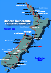 Neuseelandkarte